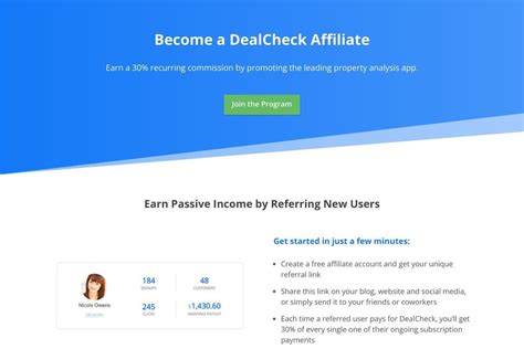 Dealcheck affiliate program 39 / 5 stars