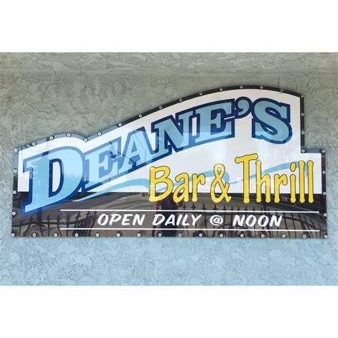 Deanes bar and thrill  Different Daily Specials Everyday! Full Bar, 14 Beers on Darft, 12 TVs, Tap TV, 2 Pool Tables, Jukebox, Darts, Claw Machine