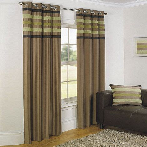 Debenhams net curtains  Santa Maria Rumba Fully Lined Ready Made Eyelet Curtains