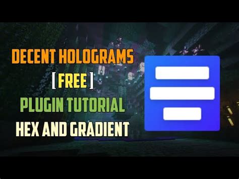 Decent holograms plugin  DecentHolograms fully supports PlaceholderAPI (PAPI) and its placeholders can be used in various parts of the plugin such as hologram lines, actions and animations