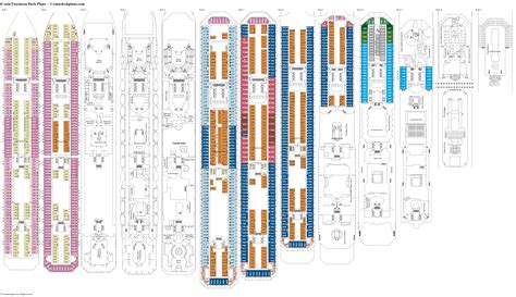 Deck plan costa fascinosa  3