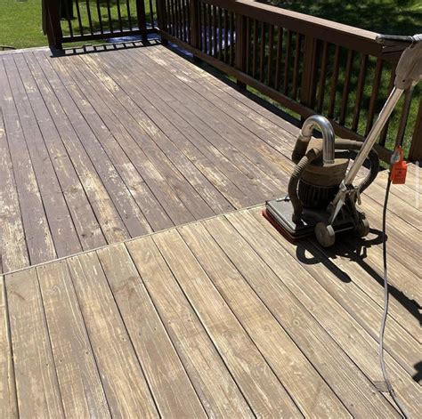 Deck sanding northern rivers <code> In addition to sunlight, salt and sand can damage untreated wood as well</code>