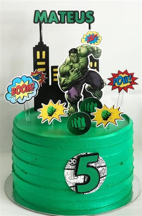 Decoração do hulk simples com tnt 