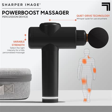 MEGAWISE Handheld Back Massager  Powerful 3600 RPM 5-Speed Motor