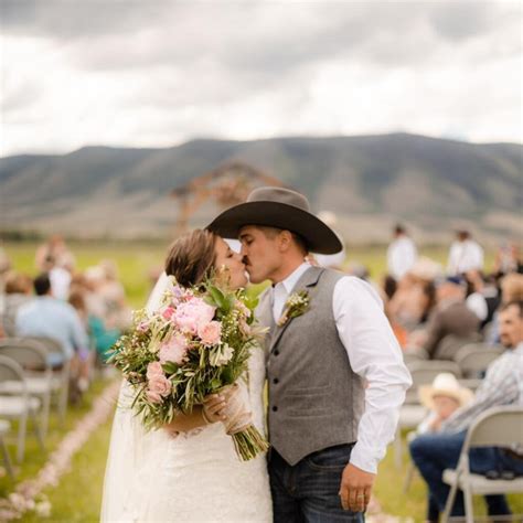 Deerwood ranch weddings  Start with the West, add a dash of country charm and Wyoming Wild Horses and you have a wedding