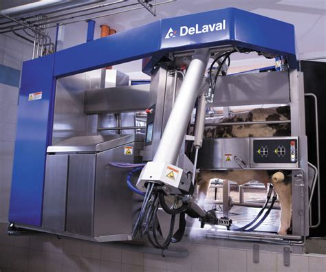 Delaval milking robot A study was conducted on one of the world’s largest robotic farms, the Agricola Ancali farm with its 6,500 cows and 90 milking robots (DeLaval VMS™)