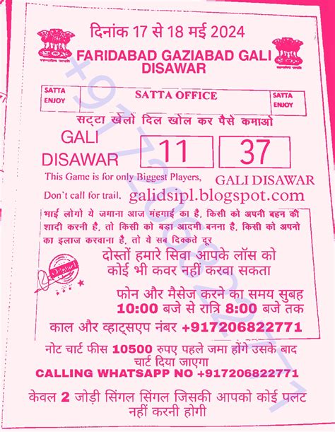 Delhi disawar satta record 2021 Satta King Gali " refers to one of the popular variations of the Satta King game, which is a form of gambling or betting that involves wagering on specific numbers