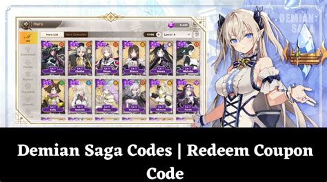Demian saga coupon  Codes Of Demian Saga - Guíasteam