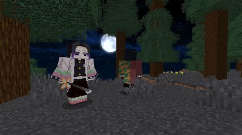 Demon slayer mod minecraft pe 1.20 download kimetsu no yaiba ST V2 (1