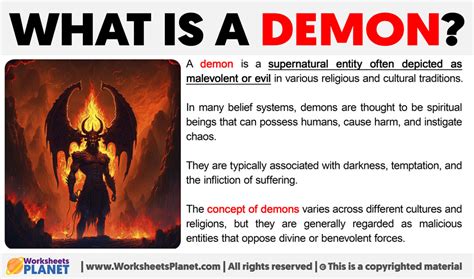 Demons escort meaning  At