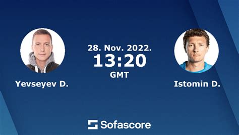 Denis yevseyev sofascore  Here the head to head stats and relative prediction