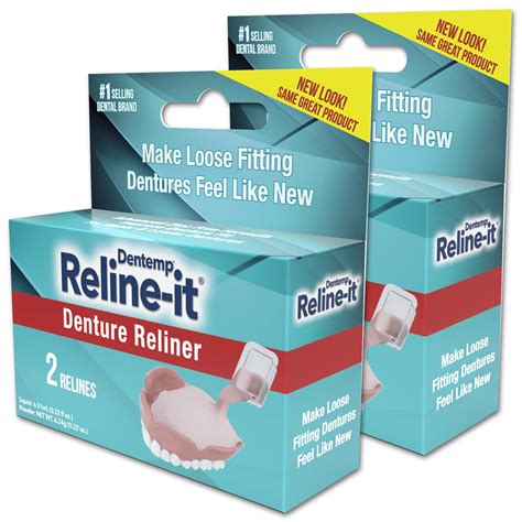 Denture soft reline kit Perma Soft Denture Reliner Kit --1 Kit -Reline for UPPER or LOWER Denture 