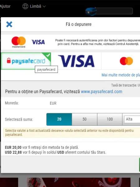 Depunere la cazinouri online cu paysafecard  Apoi, va trebui să selectezi una dintre metodele de depunere transfer cazino