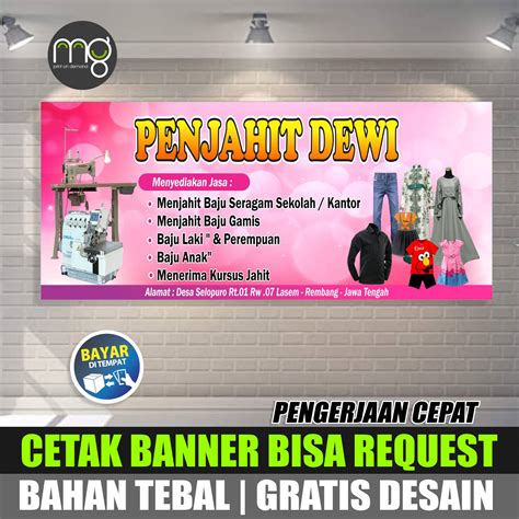 Desain banner penjahit 1 Langkah-Langkah Membuat Desain Banner Makanan yang Efektif untuk Bisnis Anda