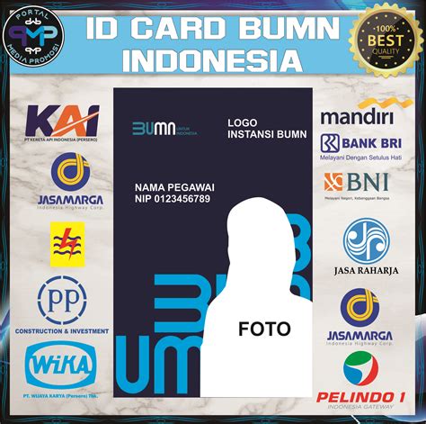 Desain id card bumn  Product Image Section