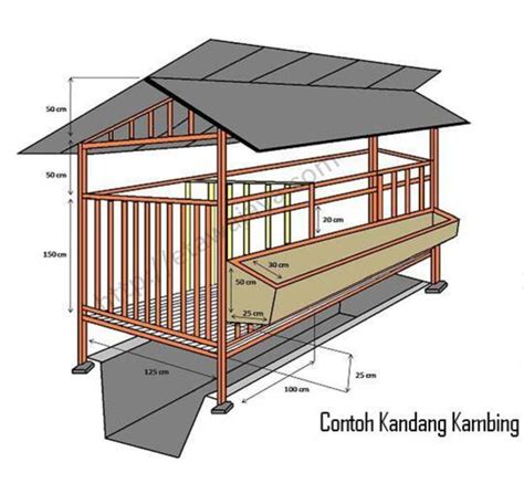 Desain kandang kambing minimalis  HP 081227656585, 085201298902,