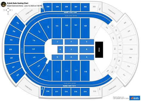 Desert diamond arena seating chart  (Available on an event-by-event basis)