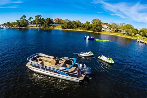 Destin florida houseboat rentals  Rent a motorized tiki hut bar and cruise around the water while being in the shade and enjoying beverages and food