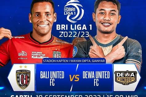 Dewalive tv COM - Saksikan Live Streaming Dewa United vs Persik di Liga 1 2023, Kamis (30/3/2023) yang tak tayang via Siaran Langsung Indosiar melainkan live di TV Online