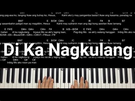 Di ka nagkulang chords  Play with guitar, piano, ukulele, or any instrument you choose