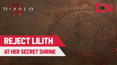 Diablo 4 reject lilith at her shrine  The location of the book are on the Diablo 4 wiki