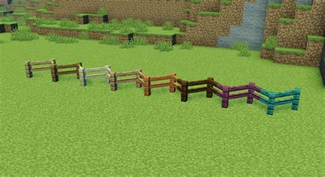 Diagonal fences mod  A Minecraft mod