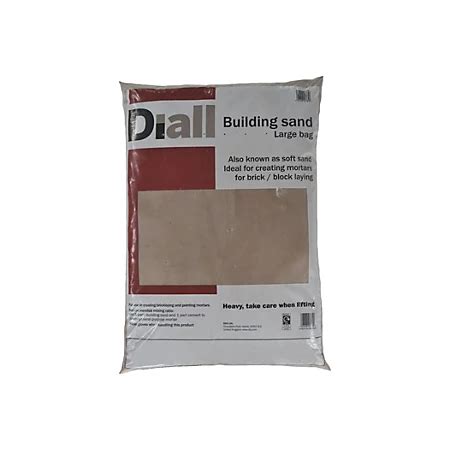 Diall building sand  Manufactured in the UK using a pure white sand ensuring consistent sharp brights and delicate pastels