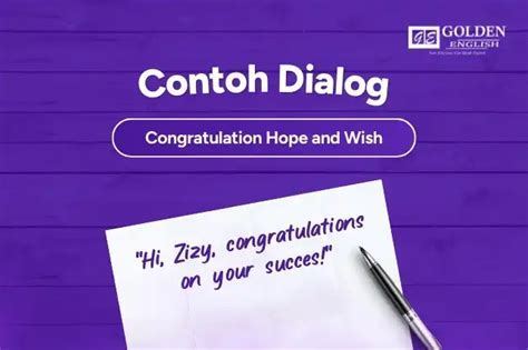 Dialog bahasa inggris tentang congratulation hope wish 4 orang singkat  sinay budi nur ayni 9c 30 smp n 1 pemeran: firstazea diaz navril artaza ixc 17 sherly puspa pertiwi ixc 29