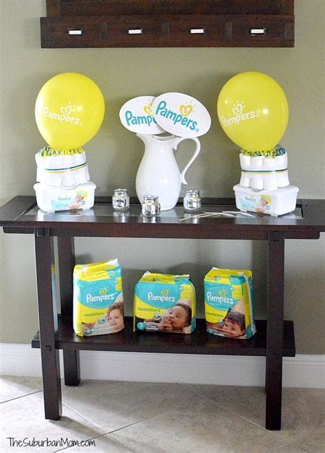 Diaper party decoration ideas  Set the date and venue, and send out invites to your guests