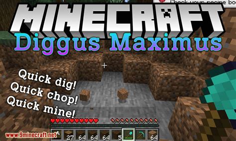 Diggus maximus forge Link Mod : CurseForge is one of the biggest mod repositories in the world, serving communities like Minecraft, WoW, The Sims 4, and more