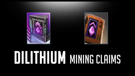 Dilithium mining claim 