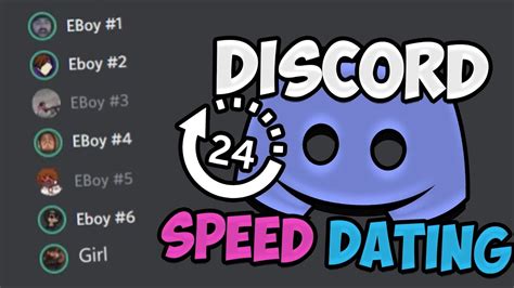 Discord speed dating  Discord server to find a relationship