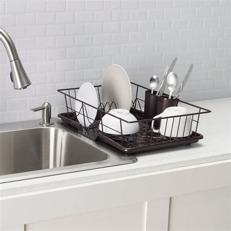 Generic SANNO Expandable Large Dish Drying Rack, Deep Dish Rack Utensil  Cutlery Holder Sink Dish Rack