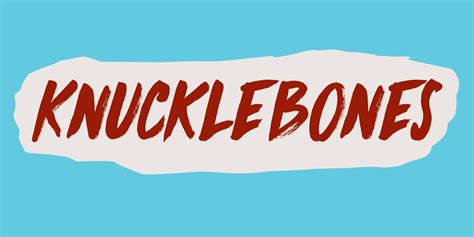 Dk knucklebones Free Download DK Knucklebones Font file in TTF font type, (dk-knucklebones