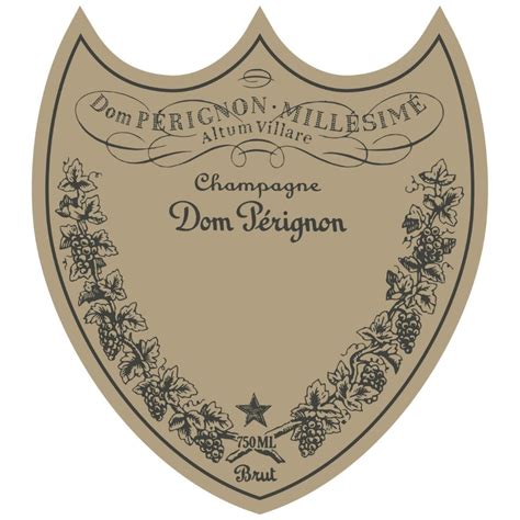 Dom perignon label sticker  Dom Perignon