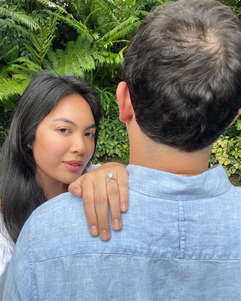 Dominique cojuangco boyfriend  Dominique Cojuangco is indeed engaged! Now that the engagement part has been decided, the question is who is Michael Hearn who managed to steal the only heir of famous former Filipina actress and her billionaire