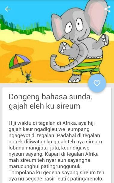 Dongeng sasakala bahasa sunda pendek  Kacaritakeun di hiji leuweung aya bagong putih