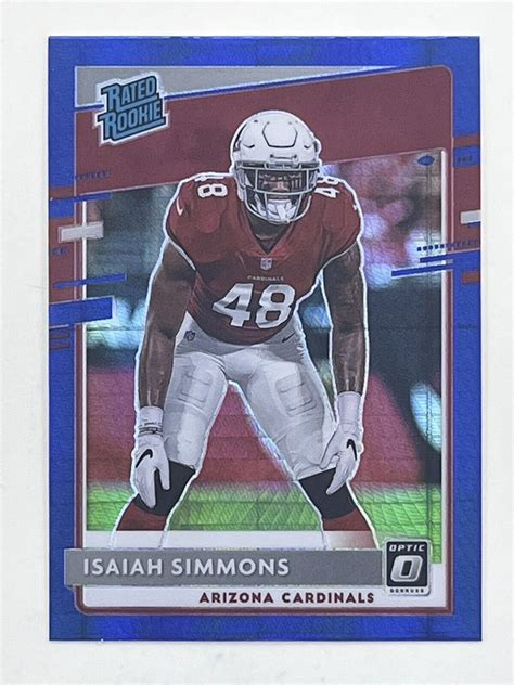 2024 Donruss Optic Rated Rookie Isaiah Simmons RC WHC392