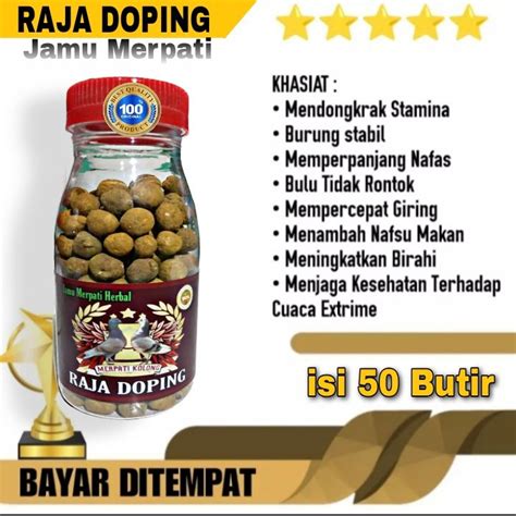 Doping merpati paling ampuh jamu herbal merpati /doping herbal SUPER AMPUH di Tokopedia ∙ Promo Pengguna Baru ∙ Cicilan 0% ∙ Kurir Instan