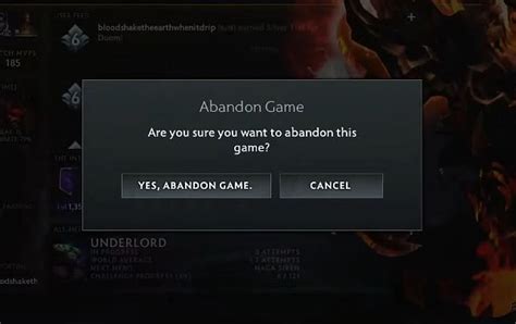 Dota 2 abandon penalty  It's used by smurfs to grind the games needed for ranked though so it has more people who don't care about their accounts