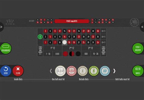 Double ball roulette demo  The chances of both balls landing in the same slot are 1/38