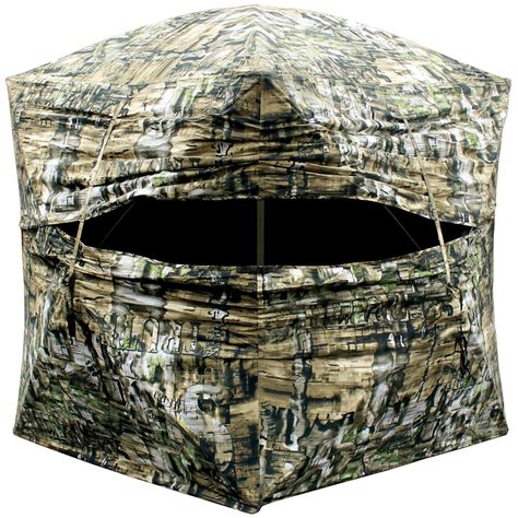 Double bull blind 360  For easy exit and entrance, the double-wide door gives you more room to get in and out even with your backpack and