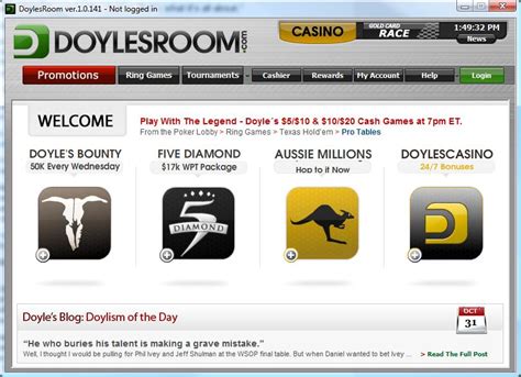 Doyles room  In June they offer 3 special tournaments for you to choose from