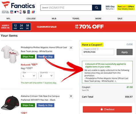 Dp fanatics discount com was 35% off in November of 2023