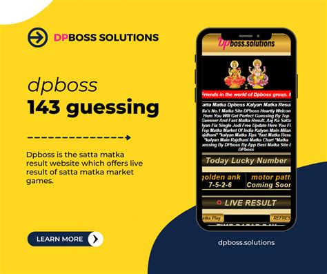 Dpboss 143 guessing  Open - 1 6 4 9 Panna - 120 125 123 128 Jodi - 13 31 68 86 81 18 36 63 Sangam - 125 x 86 x 123Dpboss 143 24 Guessing - Only Fix sm Matka game play, guessing of matka, Dpboss 143 24 Guessing Satta Matka, 100% Matka numbers, Satta ka Matka, sattamatka, fix fix Matka Jodi, Satta Matka all tricks & Daily satta Matka tips today