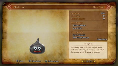 Dq11 gallopolis metal slime  The list is alphabetical to make it easier to find the entries for specific monsters