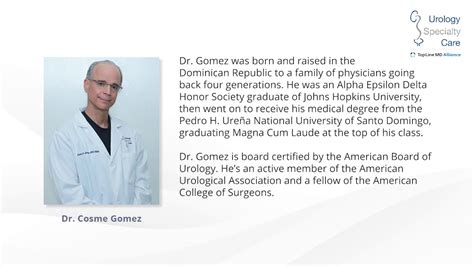 Dr cosme gomez urology Find 116 listings related to Gomez Cosme Md in Miami on YP