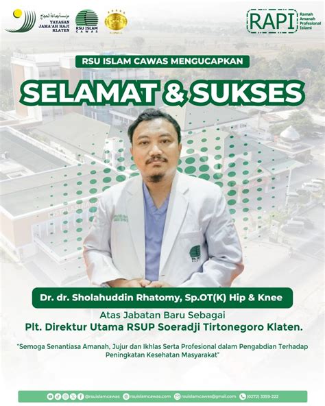 Dr sholahudin rhatomy  Emails: [email protected]; [email protected]Syarat Pendaftaran Pasien; Alur Pelayanan; Tarif Pelayanan Rumah Sakit; Informasi Jadwal besuk; Indeks Kepuasan Masyarakat; Masukan Stakeholder; Pengadaan Barang dan JasaOpen Access Maced J Med Sci