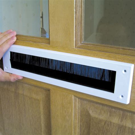 Draft excluder letterbox  Durable, drought-proofing bristles