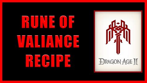 Dragon age 2 rune of valiance  38